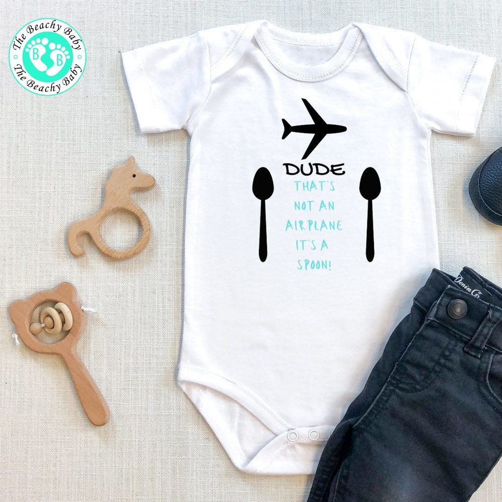 Dude That's Not An Airplane It's A Spoon Onesie